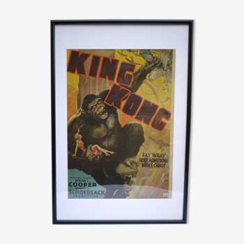 King Kong poster 70s size 64x34cm