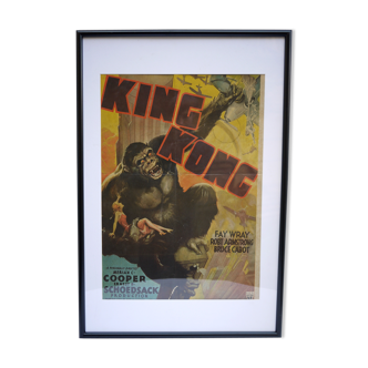 King Kong poster 70s size 64x34cm