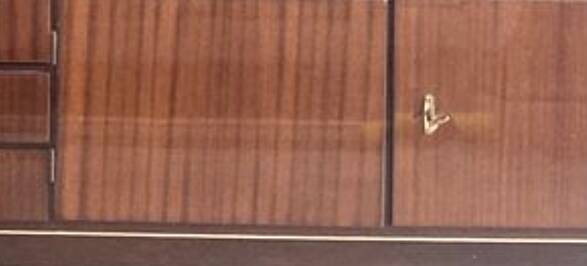 Vintage Scandinavian mahogany sideboard