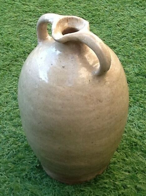 Large model Jarre old two oil coves Glazed ceramic