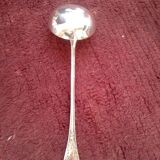 Old ladle silver metal monogram