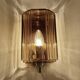 Pair Vintage Limburg Glass Wall Lights
