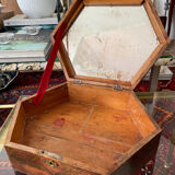 Boite ancienne en bois verni