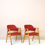 Pair of vintage Nordic armchairs