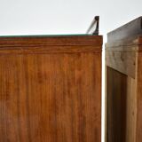 1930s pair of art deco bedside tables, Czechoslovakia