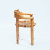 Chaises de salle à manger en pin sculpté Rainer Daumiller pour la scierie Hirtshals, 1970