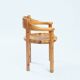 Chaises de salle à manger en pin sculpté Rainer Daumiller pour la scierie Hirtshals, 1970