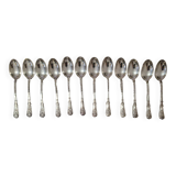 12 petites cuillères Christofle Marly métal argenté modèle mascaron