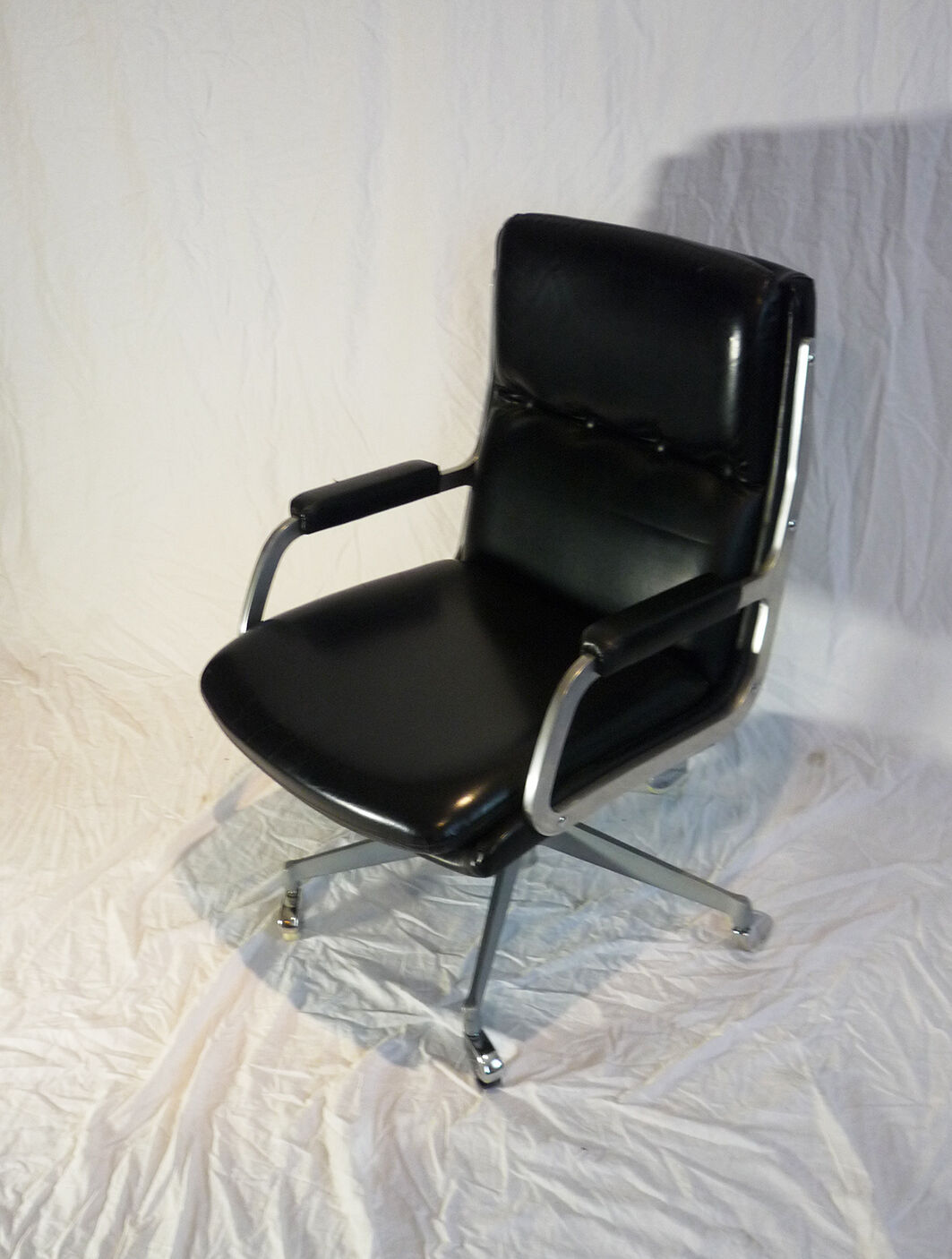 Black imitation office chair