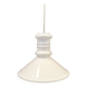 Royal Copenhan hanging lamp in double layer white opal glass. 1980s Denmark.