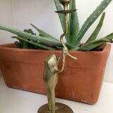 Frog candlestick