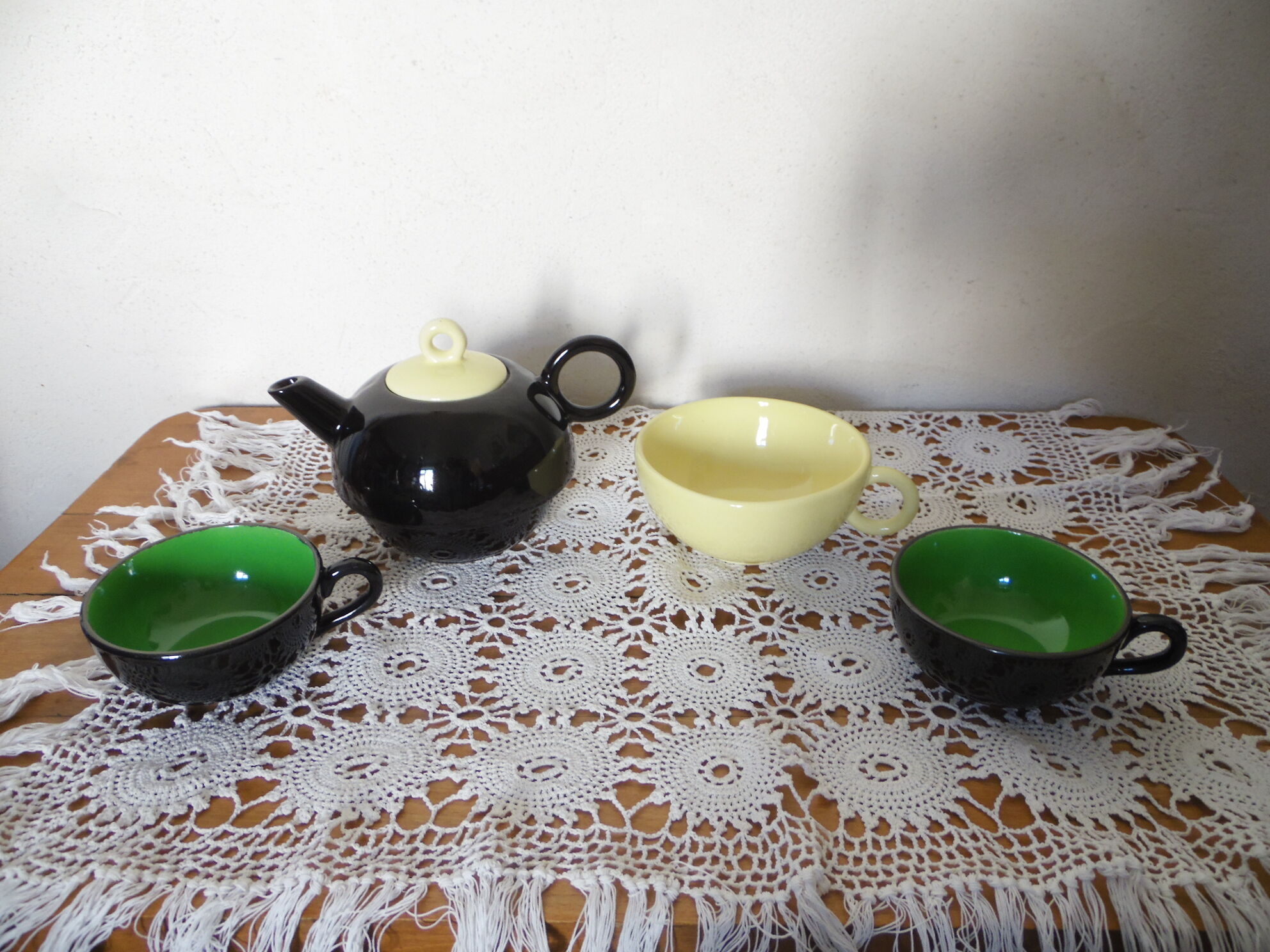 Ensemble petit dejeuner 60's
