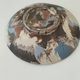 Mixed clay coupe from Apt – Signed Bernard – Polychrome marbled decoration