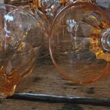 50's glasses art deco line