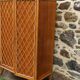 1960s rattan wardrobe