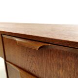 British teak writing desk Frank Guille for Austinsuite