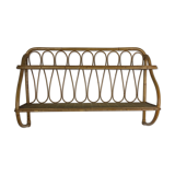 Rattan shelf circa 1960