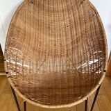 Egg basket armchair