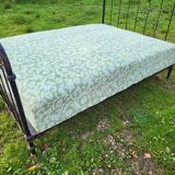 Wrought iron metal bed 2 places