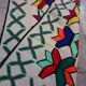 Multicolor white Kilim rug 225x135xcm