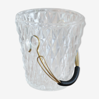 Glass ice bucket