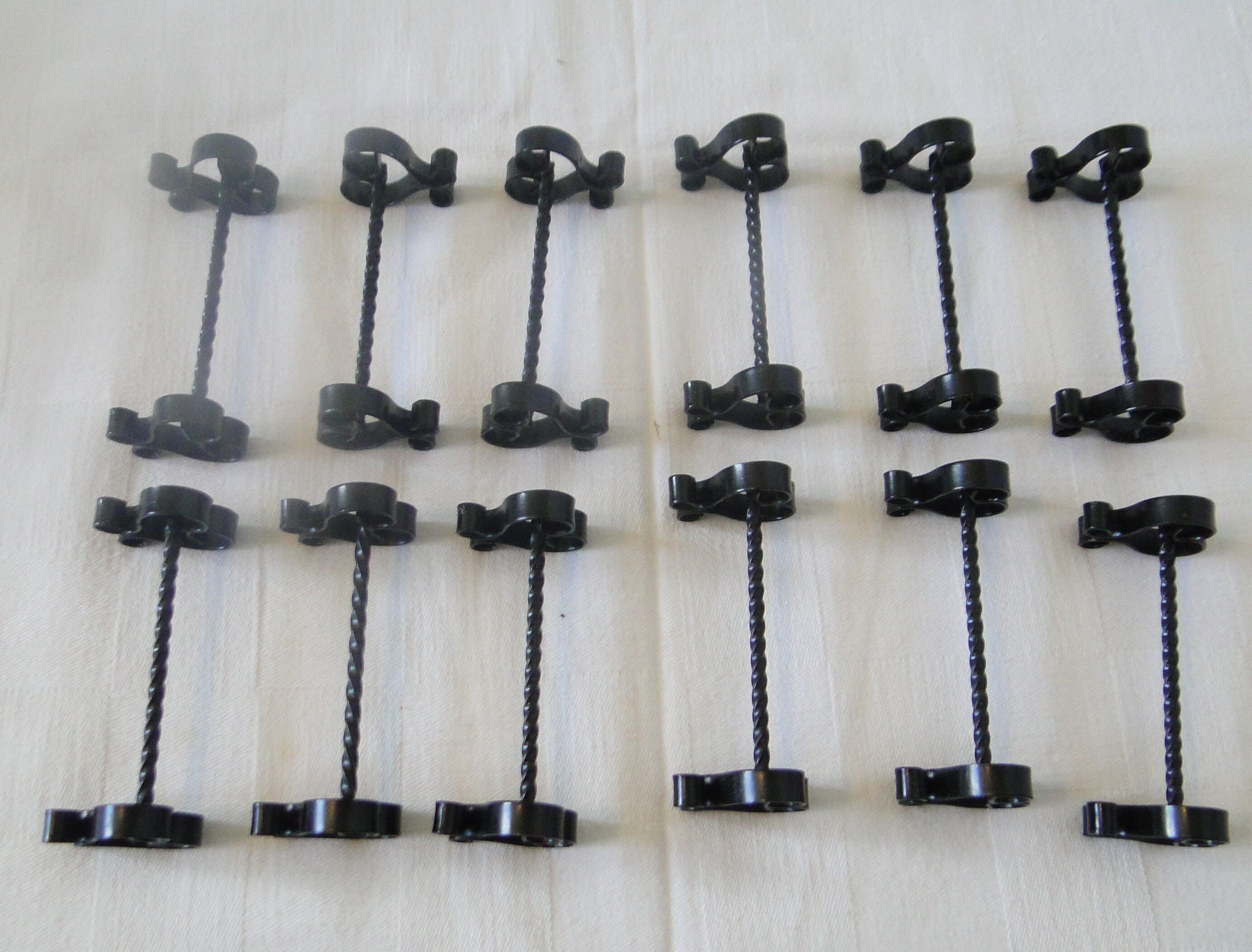 Lot 12 porte couteaux vintage 60/70 fer forgé