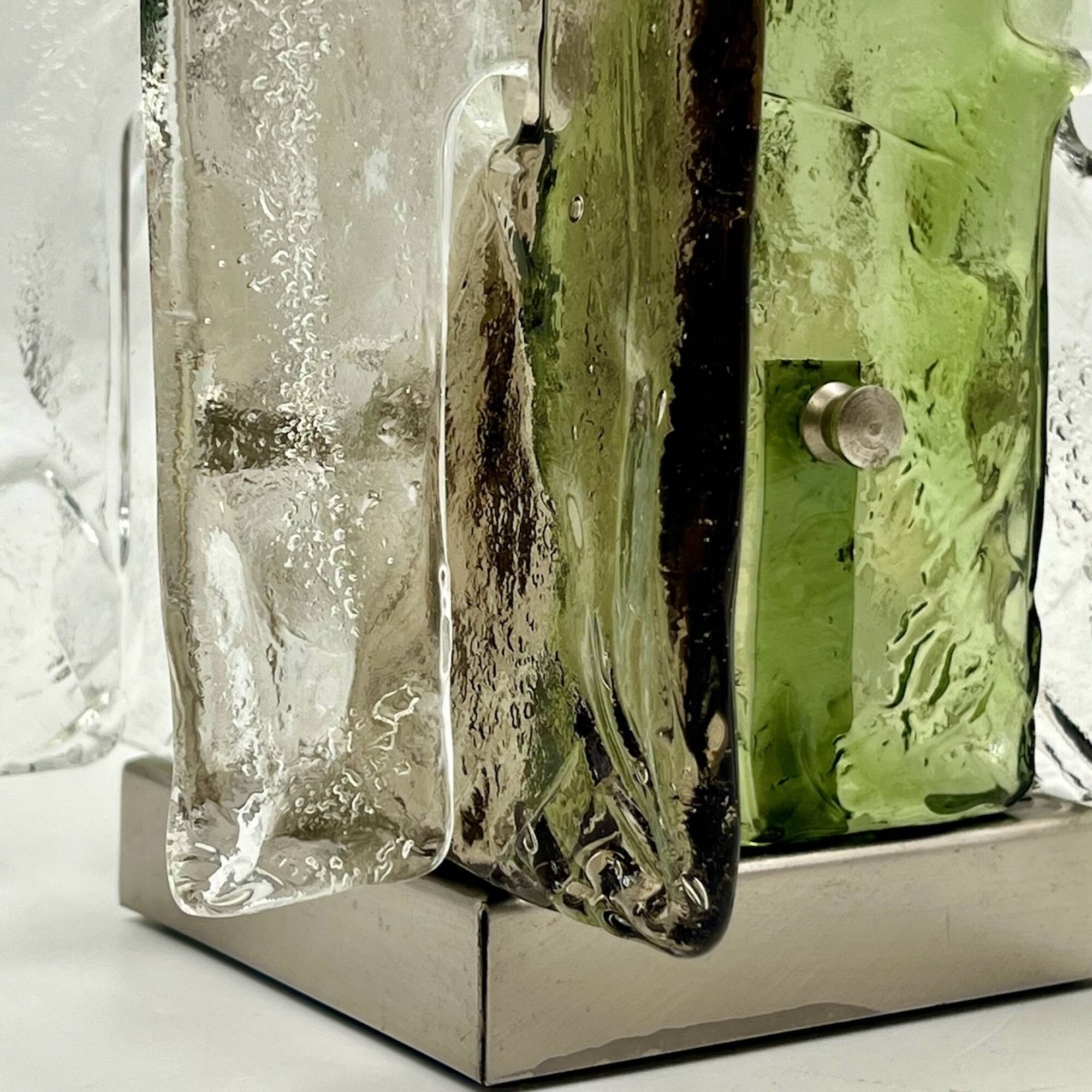 Murano Handmade Glass Table Lamp LT 361 by Carlo Nason for Mazzega, 1970s