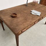 Vintage farm table with 2 large drawers