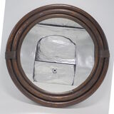 Rattan mirror 39cm