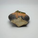 Gilbert Méténier's flamed sandstone newt bottlened vase