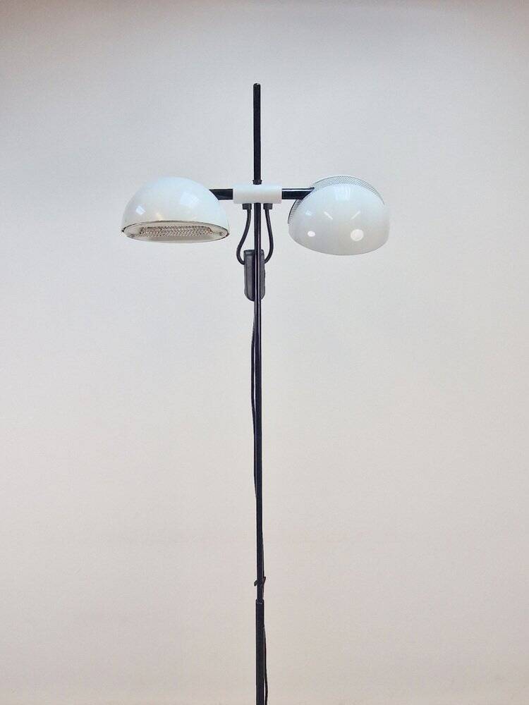 Vintage White Floor Lamp from Valenti Milano, Italy, 1970s