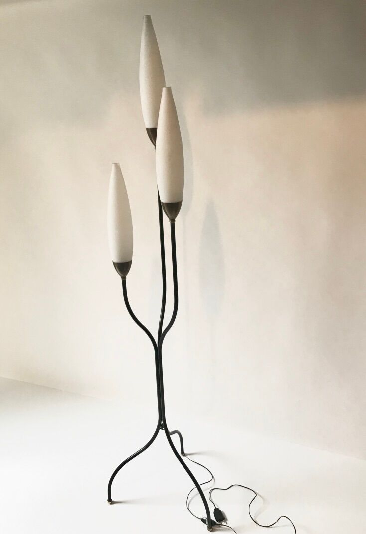 Floor lamp house lunel france 1950