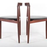 Pair of "Roundette" chairs by Hans Olsen for Frem Rolje, Denmark