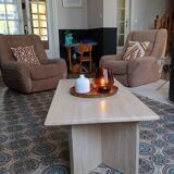 Table basse en travertin