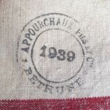 Linen towel and raw hemp dated 1939