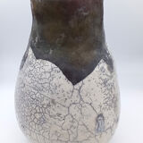 Vase in raku h 20cm