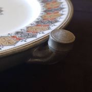Heated plate. 19th century dish warmer.
