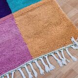 Handmade wool berber rug 150 x 100 cm