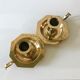 Brass cellar rat bougeoirs