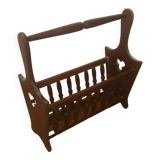 Porte revue en bois massif
