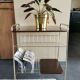 Vintage dessert formica and brass