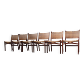 Chaises de salle à manger Hans J. Wegner en teck modèle CH-31 par Carl Hansen & Søn