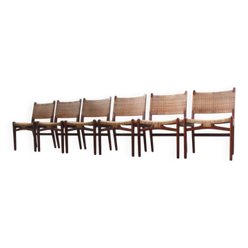 Hans J. Wegner dining chairs in teak model CH-31 by Carl Hansen & Søn
