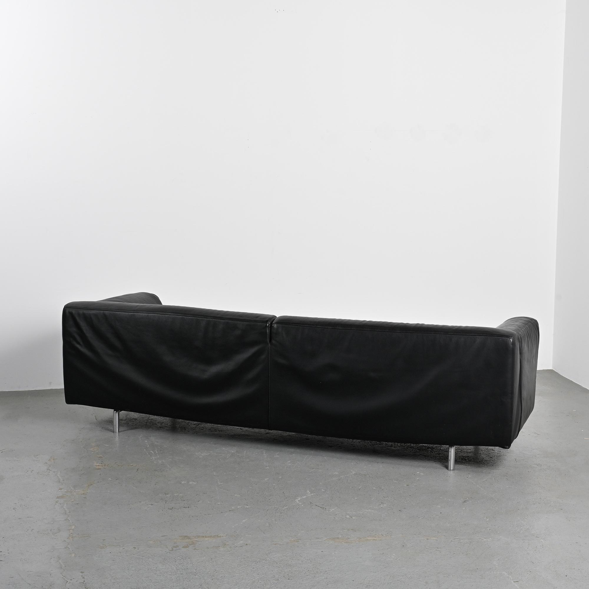 Three-seater sofa by Piero Lissoni, model Met, Cassina, circa 1996.