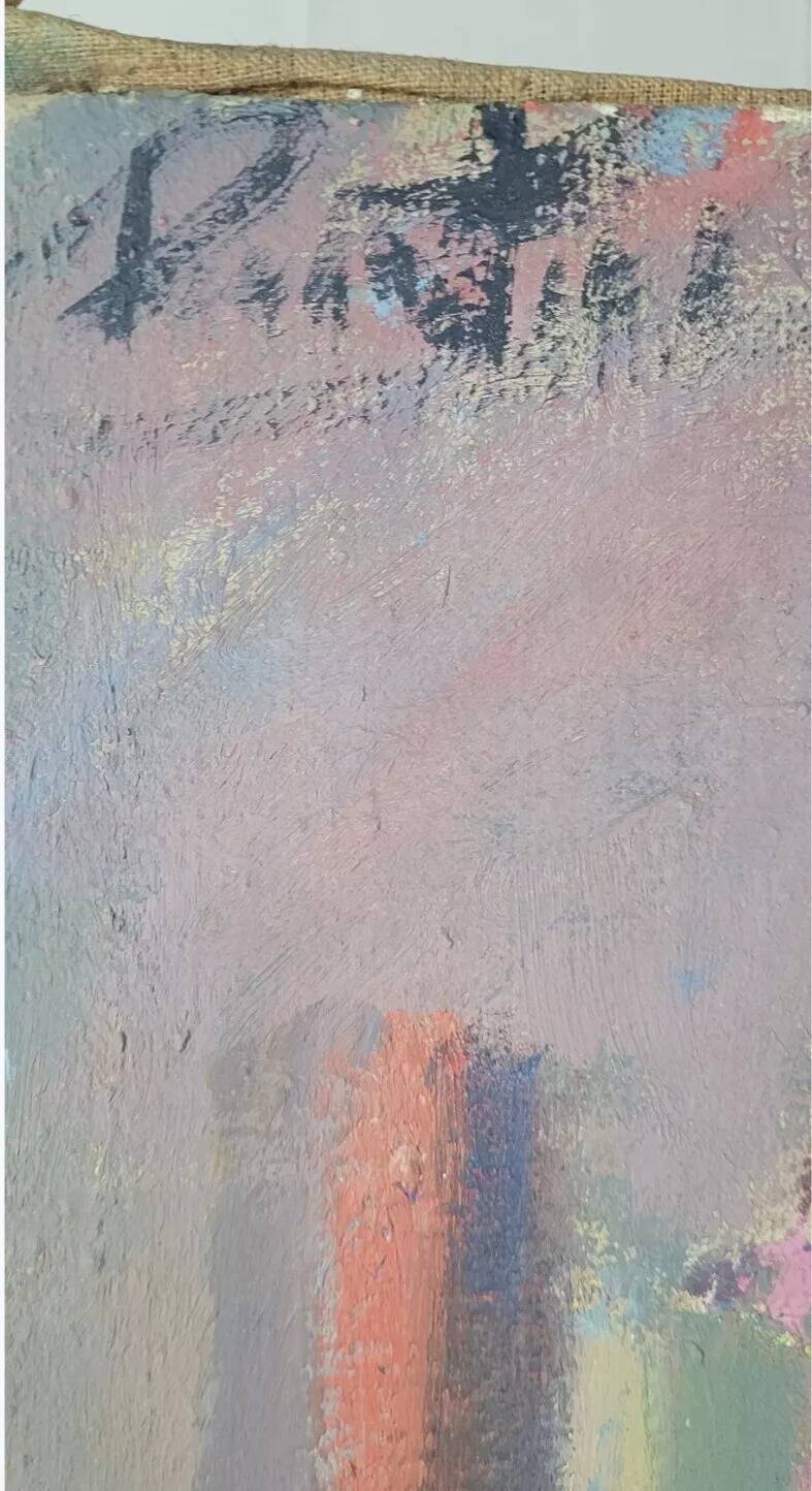 Late 20th Century Female Nude Portrait Painting