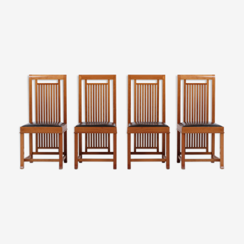 4 chairs by Franck Lloyd Wright for Cassina 1992