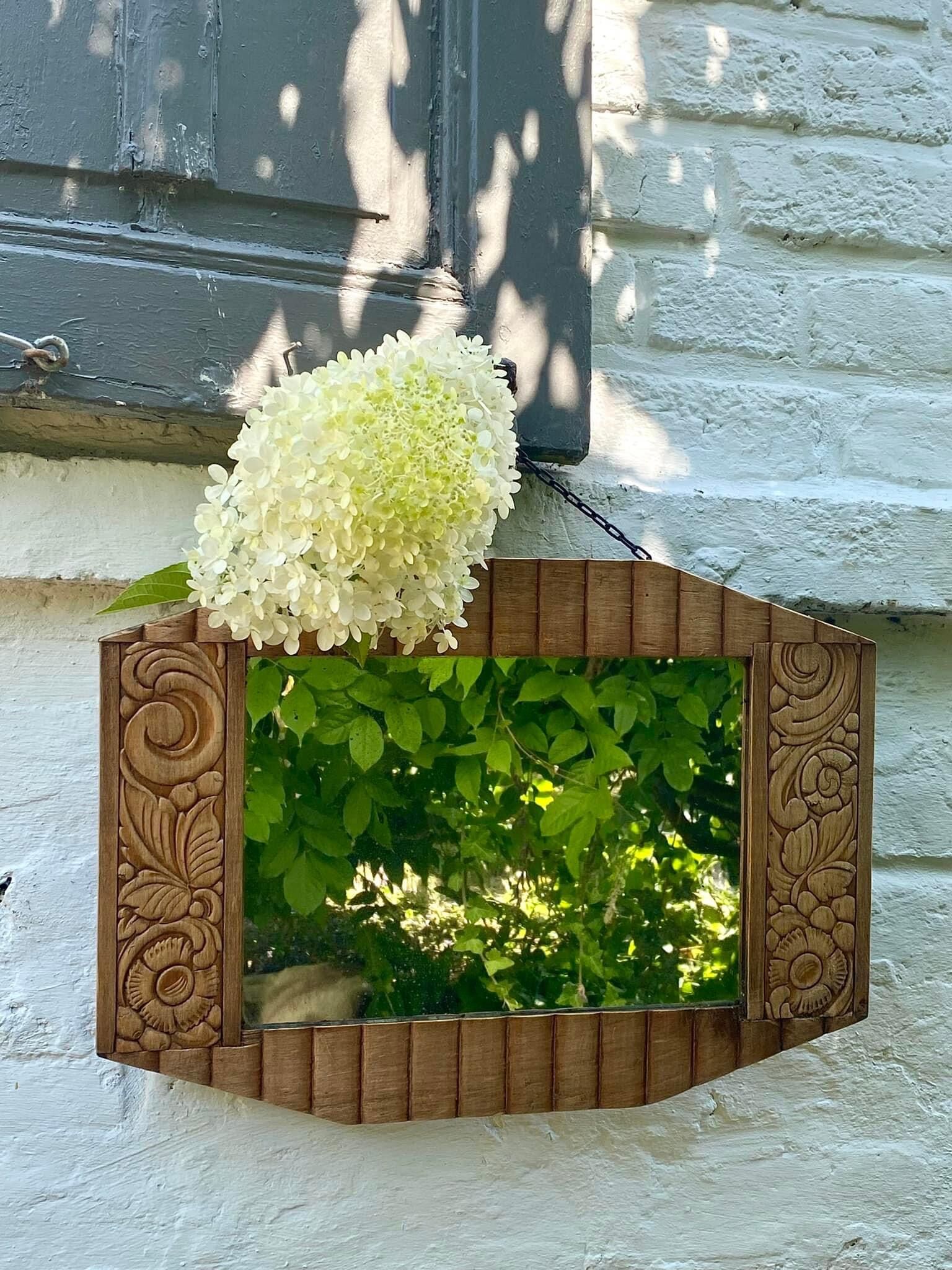 Wooden mirror 30s