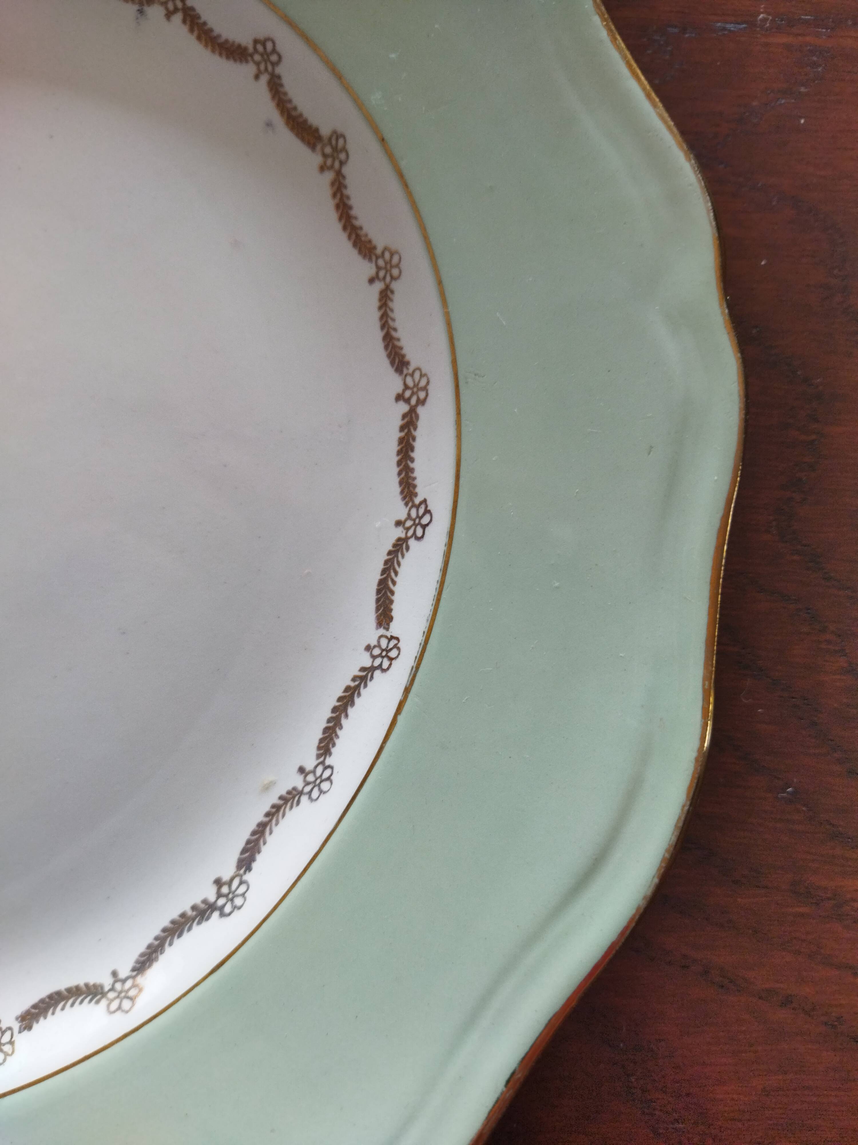 9 assiettes plates L'Amandinoise "Cafés Nico"
