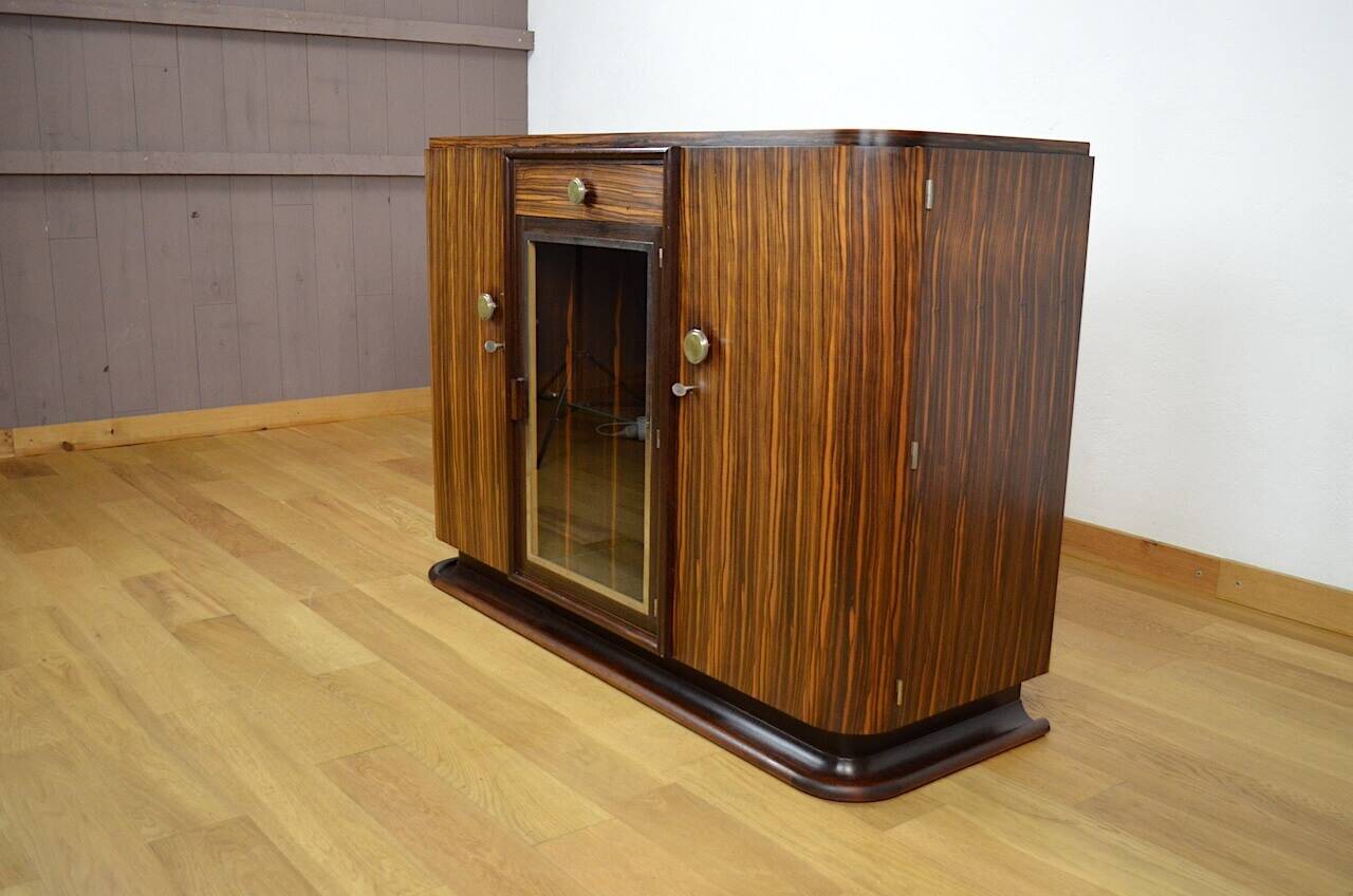 Somptueux dressoir Epoque Art-Déco 1930 en Macassar