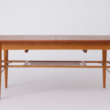 Danish extendable teak coffee table 1960s